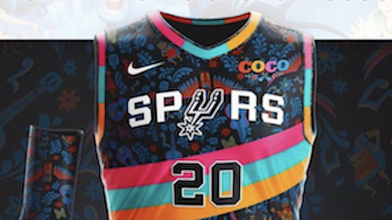 Fiesta-styled Spurs jersey concept I made. Thoughts? : r/nba